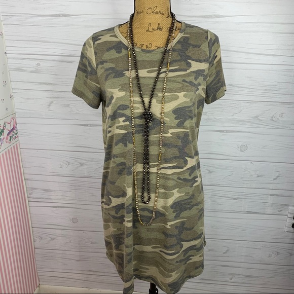 Dresses & Skirts - 🛑SOLD🛑Camo T-shirt Dress